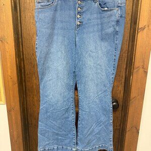 TORRID BOMBSHELL FLARE, SIZE 24R, BLUE